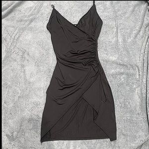 YsD | Side Ruched Open Front BodyCon | Med